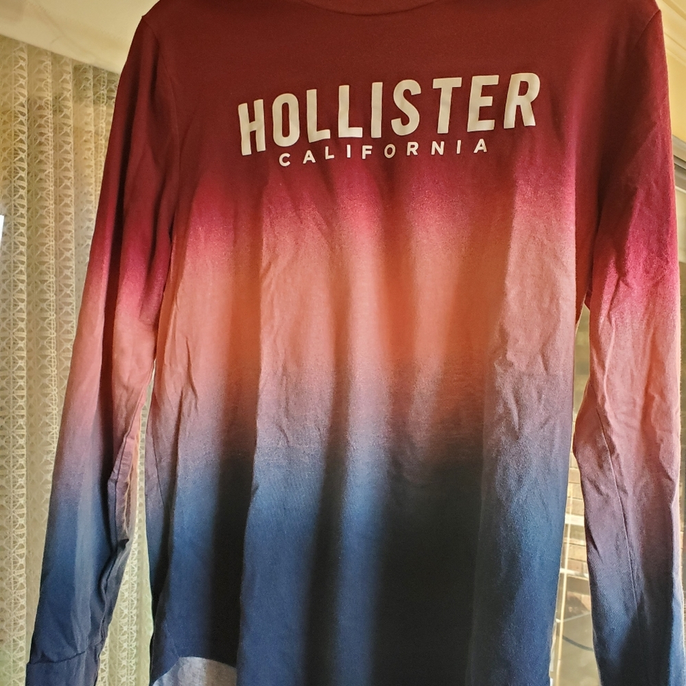 Hollister Ombre lightweight long sleeve T-Shirt